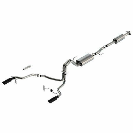 BORLA 140865BC Cat-Back Exhaust System for 2021 Ford 4 Door F-150 5.0l V8 B25-140865BC